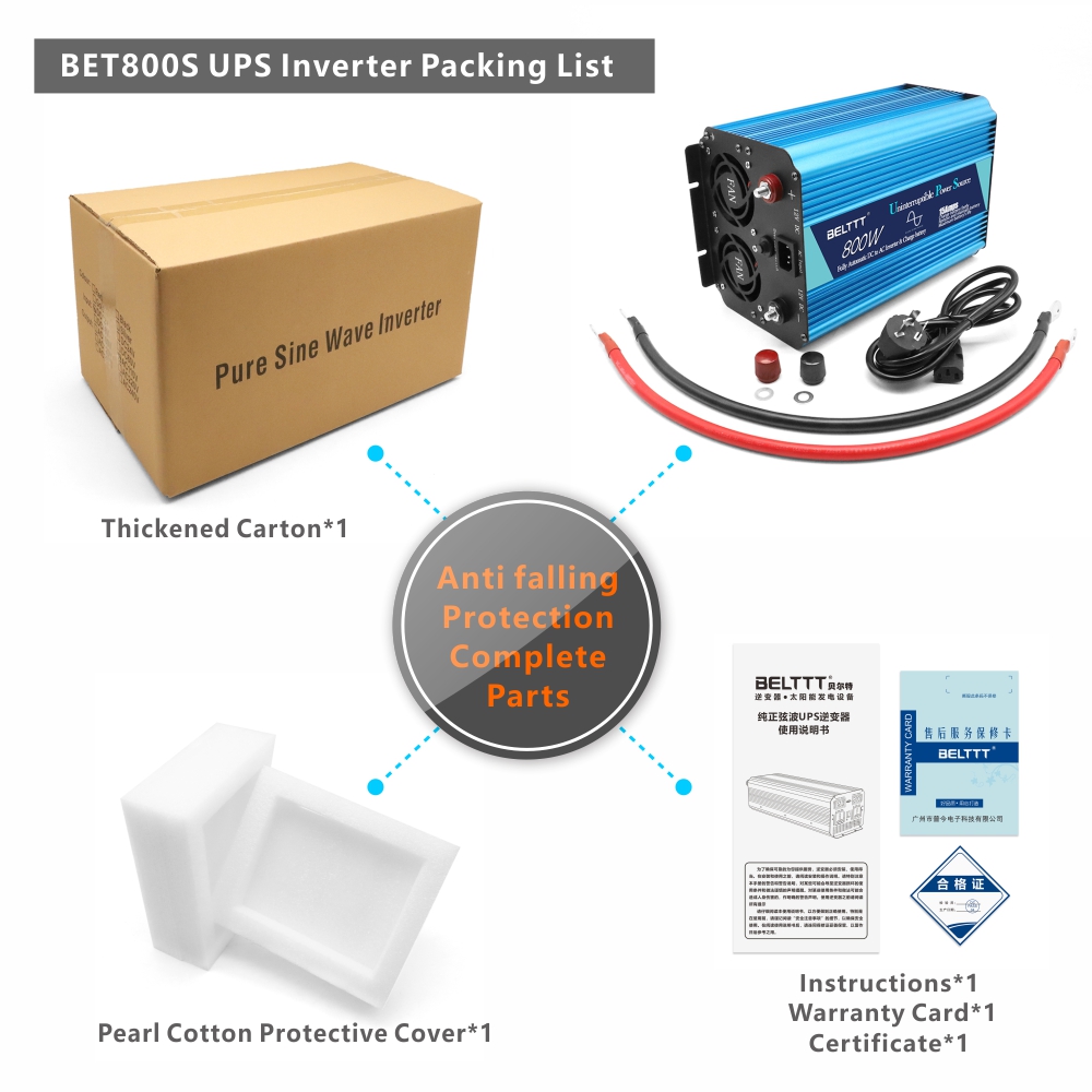 BELTTT 800W ups inverter
